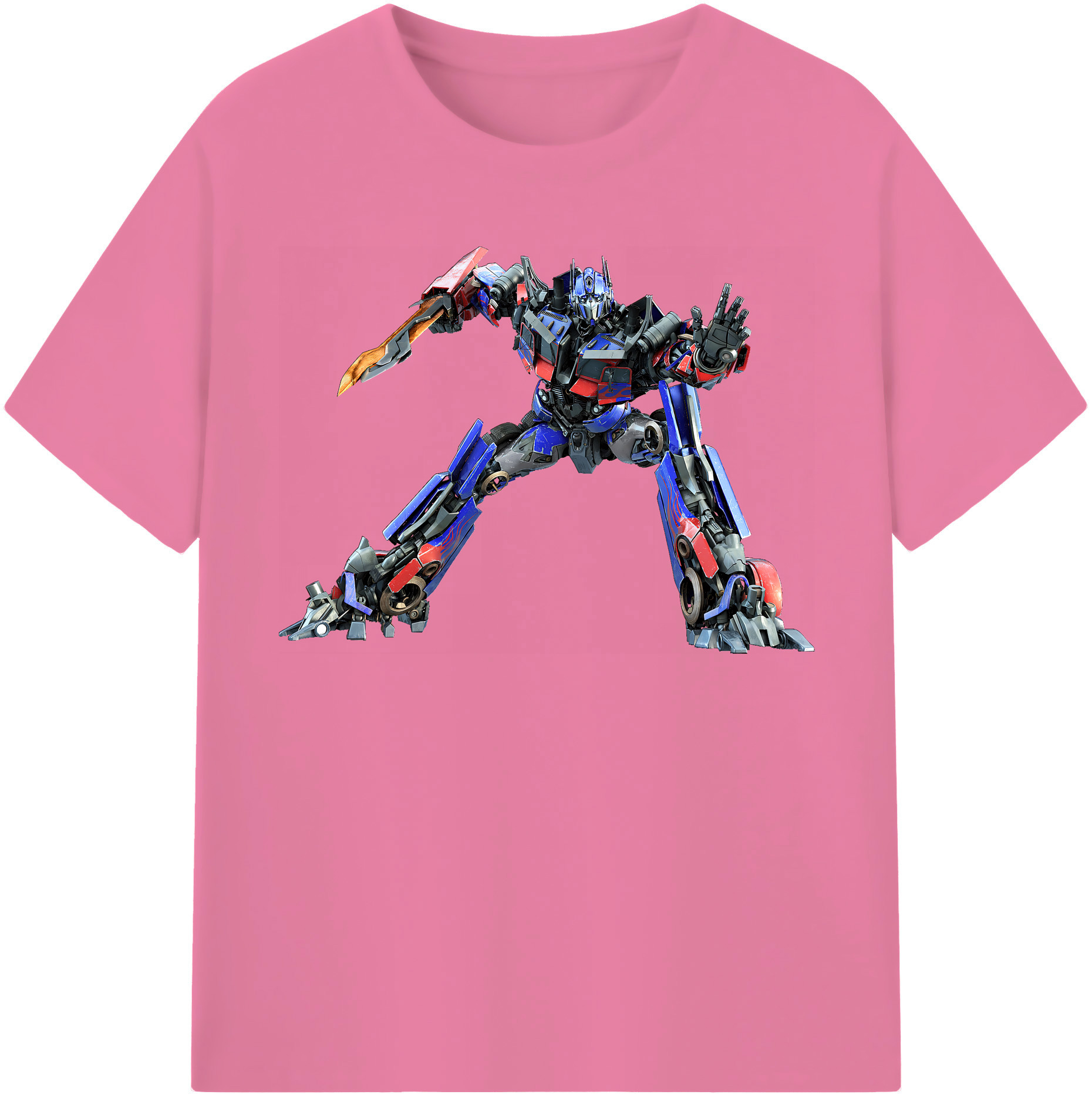 （画像用） Transformers トランスフォーマー 綿100％半袖Tシャツ（フロントプリント）